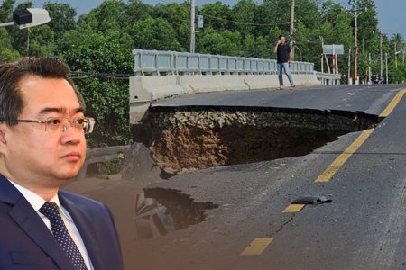 Sập cầu đổ tại thiên tai, phủi trách nhiệm là “thiên tài” đảng ta!