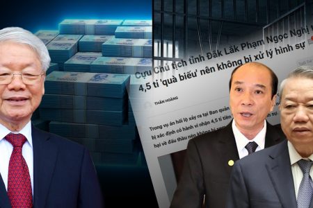 Nhận hối lộ 4,5 tỷ vẫn thoát tội và “trò hề” chống TN “không vùng cấm” của T. Lâm?