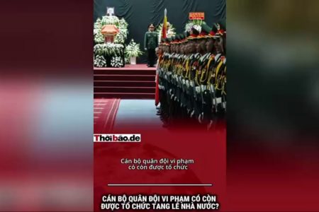 CÁN BỘ QUÂN ĐỘI VI PHẠM CÓ CÒN ĐƯỢC TỔ CHỨC TANG LỄ NHÀ NƯỚC?