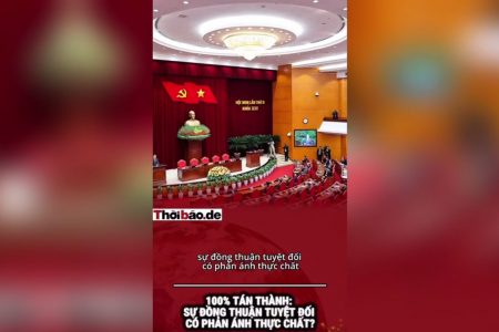 100% TÁN THÀNH: SỰ ĐỒNG THUẬN TUYỆT ĐỐI CÓ PHẢN ÁNH THỰC CHẤT?