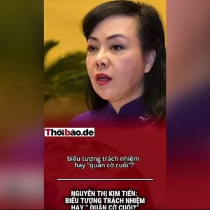 Nguyễn Thị Kim Tiến: biểu tượng trách nhiệm hay “quân cờ cuối”?