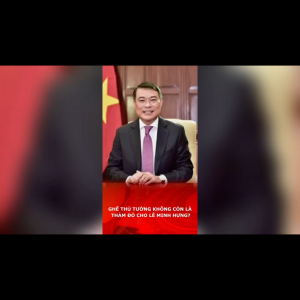 Ghế Thủ tướng không còn là thảm đỏ cho Lê Minh Hưng?