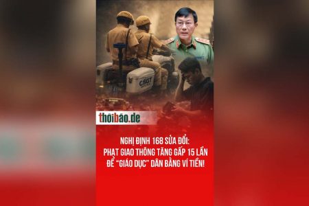 Nghị định 168 sửa đổi: Phạt giao thông tăng gấp 15 lần để “giáo dục” dân bằng ví tiền!