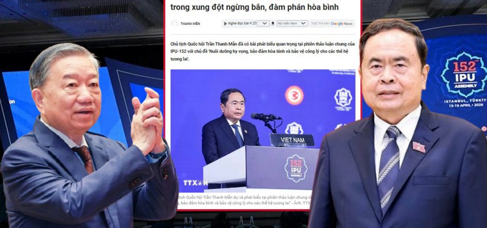 Bù nhìn Quốc hội: Ra quốc tế làm trung tâm hoà giải.