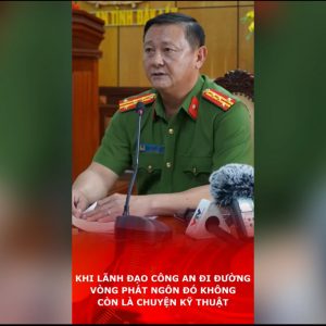 Khi lãnh đạo Công An đi đường vòng phát ngôn đó không còn là chuyện kỹ thuật.