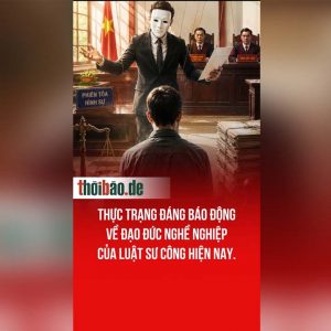 Thực trạng đáng báo động về đạo đức nghề nghiệp của luật sư công hiện nay.