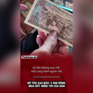 Hỗ trợ sau bão: 2.000 đồng mua đứt niềm tin của dân