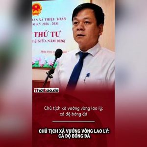 Chủ tịch xã vướng vòng lao lý: Cá độ bóng đá