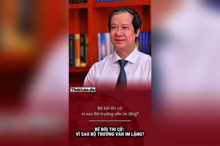 Bê bối thi cử: Vì sao Bộ Trưởng vẫn im lặng?