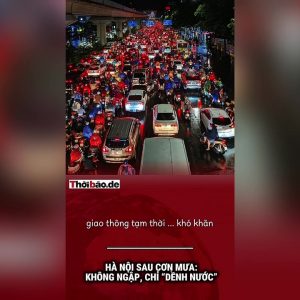 Hà Nội sau cơn mưa: Không ngập, chỉ “dềnh nước”