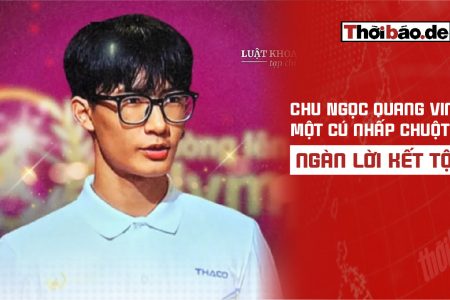 Chu Ngọc Quang Vinh – Một cú nhấp chuột, ngàn lời kết tội