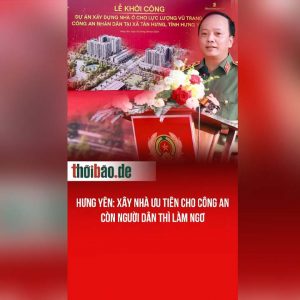 Hưng Yên: Xây nhà ưu tiên cho công an, còn người dân thì làm ngơ