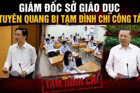 Giám đốc sở giáo dục Tuyên Quang bị tạm đình chỉ công tác
