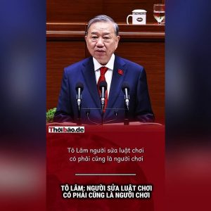 Tô Lâm: Người sửa luật chơi có phải cũng là người chơi