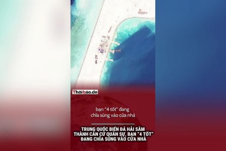中国は海参岩礁を軍事基地に変え、「4つの善」のパートナーが我が家の玄関先に銃口を向けている