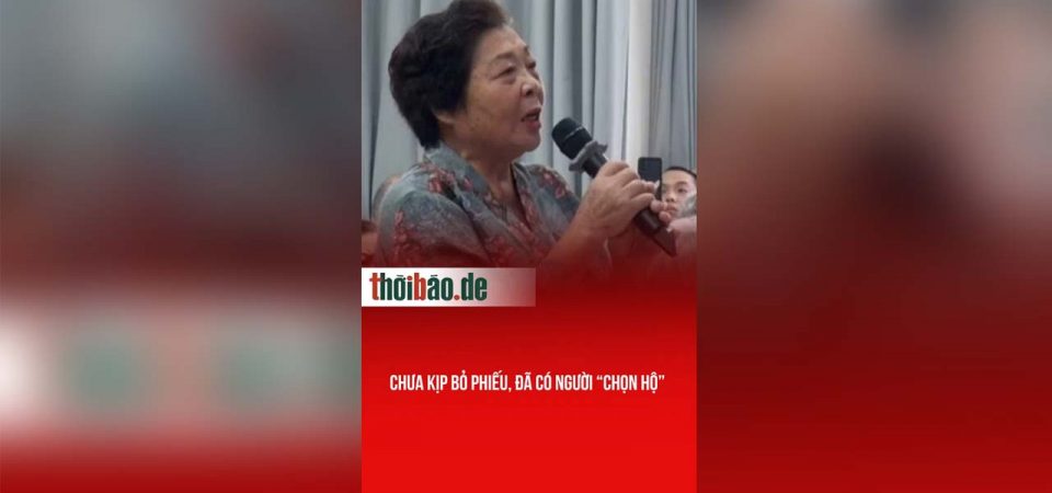 Chưa kịp bỏ phiếu, đã có người “chọn hộ”