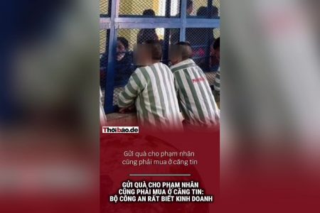 Gửi quà cho phạm nhân cũng phải mua ở căng-tin: Bộ công an rất biết kinh doanh