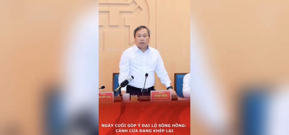 Ngày cuối góp ý Đại lộ sông Hồng: Cánh cửa đang khép lại