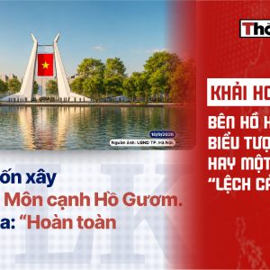 Khải Hoàn Môn bên hồ Hoàn Kiếm:  Biểu tượng mới hay một cú “lệch cảnh”?