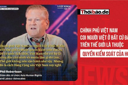 Chính phủ Việt Nam coi người Việt ở bất cứ đâu trên thế giới là thuộc quyền kiểm soát của họ 
